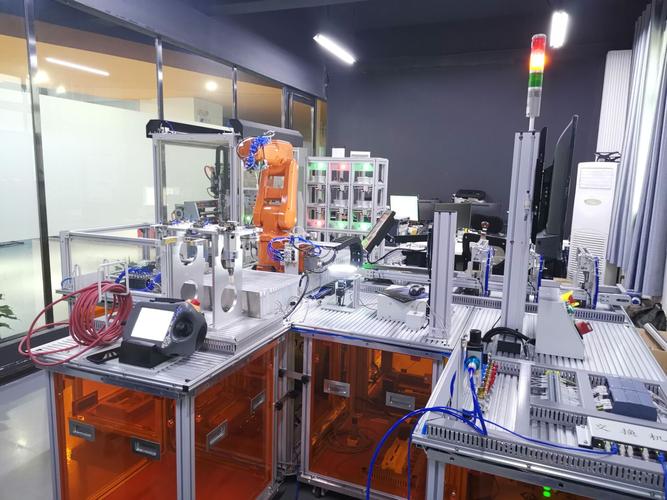 智能控制系统集成调试实训室abb工业机器人虚拟仿真实训室西门子可